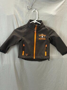 Cowboy Hardware Brown Youth Jacket Boys Size 4T-Too Tough To Cry